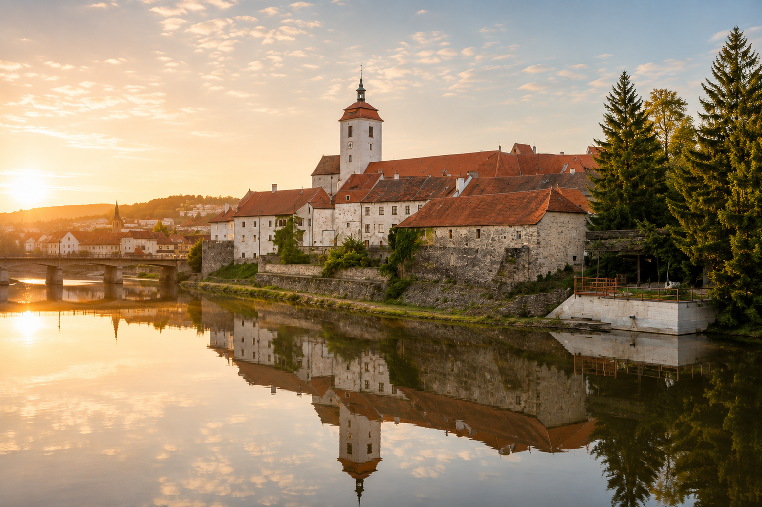 Strakonice, hrad nad Otavou