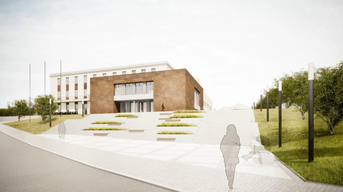 Architektonická vizualizace: nová podoba kulturního domu